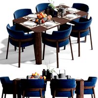 Gebrüder Thonet Vienna - Pince chair and LEMA Break table (122820)