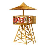 Lifeguard Beach Bamboo Tower (121220)