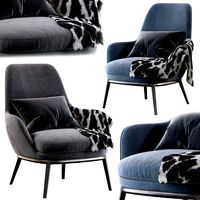 Caratos Maxalto Poltrona con Schienale Alto Armchair (120025)