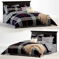 Southwestern Tartan Plaid Bed (119414)
