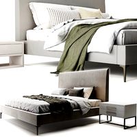 Andes Deco Upholstered Bed (119274)