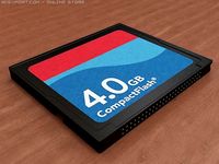 CF Card 3D Model