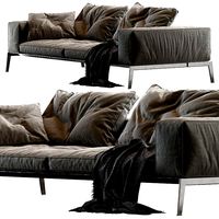 Lifesteel Flexform Fabric Sofa  (115976)