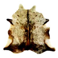 Carpet Cowhide Brown White 11 (115645)