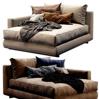 Ferlea Simple sofa bed (2 color version) (115207)