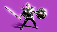 Animated Low Poly Dark Knight