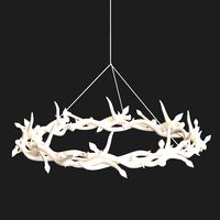 Chandelier Antlers 27 Antlers Ring White Von Roll & Hill (114469)
