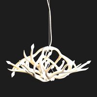 Chandelier Antlers 12 Antlers White Von Roll & Hill (114465)