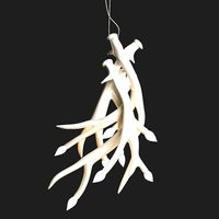 Chandelier Antlers 4 Antlers White Von Roll & Hill (114462)