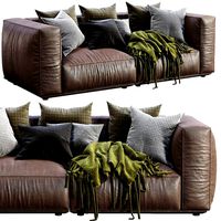 Marechiaro Leather Sofa By Arflex (114324)