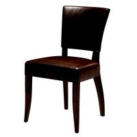 Restoration Hardware Adele Leather Side Chair (114140)