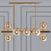 Eichholtz Largo Chandelier Iron Clear Glass (113495)