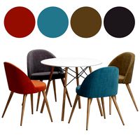 SHELLY chairs and OSWIN table (112396)