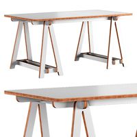 Trestle Medium Table  (111982)