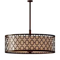 Catalina Lighting Country Rustic Geometric  Chandelier (111826)