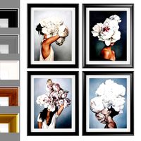 Art Frams 13 4 Art Flower Head Woman pictures (111782)