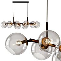 Staggered Glass Chandelier (111732)