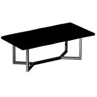 Verge Black Live Edge Coffee Table (Crate and Barrel) (111504)