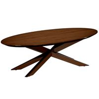 Apex Oval Coffee Table (Crate and Barrel) (111427)