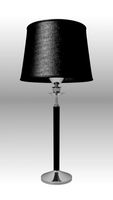 Table lamp modern black 3D Model