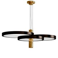 Pendant ET2 Hoopla Black and Gold 4-Light LED (111288)