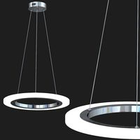 Elan Hyvo Brushed Nickel LED Ring Light Pendant (111282)