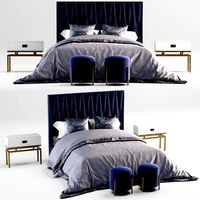 Tufted bed (111225)