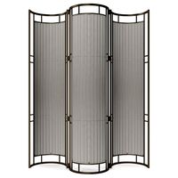 Cox London Iron and rattan screen (111185)