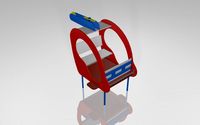Playground Helicopter 3D Model