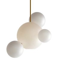 GIOPATO & COOMBES BOLLE BLS LAMP white glass 4 (110656)
