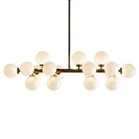 Arya 16-Light Satin Gold Chandelier (110478)