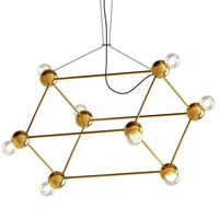 Molecule Gold Chandelier (110359)
