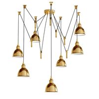 Bronze Construction Chandelier (110352)
