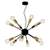 Loft-Concept Sputnik Black and Gold Chandelier (110090)