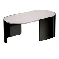 Holm Oval Marble Coffee Table (110037)