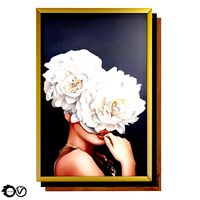 Art Frams 5 Art Flower Head Woman By 3 Frams (109696)
