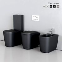 Galassia Meg11 Bidet and Toilet (108551)