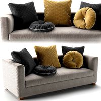 Tiberio Quilt three seater Sofa  (107978)