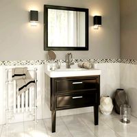 Bathroom furniture Kerama Marazzi Pompei 80 black (2 drawers) (107953)