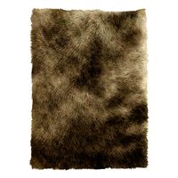 Fluffy rectangular carpet (107379)