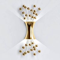 Yellow Gold Trim Wall Sconce by Boyd Lighting (107307)