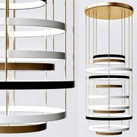 Dimore Studio Chandelier of layered bands (107254)