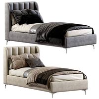 Blush Lizbeth Velvet Single Bed (107157)