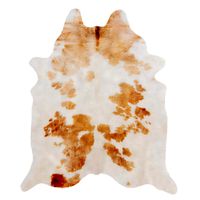 Spotted Brown And White Cowhide Rug (106826)