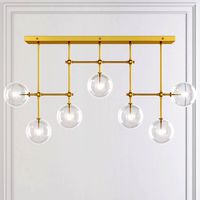 Restoration Hardware LINEAR CHANDELIER 60 Brass (106743)