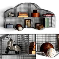 Industrial Wire Cubby Car Shelf (106722)