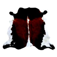 Cowhide Brown And White Rug (106423)