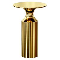 Crate and Barrel Valter Brass Drink Table (106410)