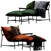 Vail Leather Lounge Armchair (106212)