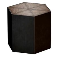 Geo Tall Light Burnt Oak Bunching Table (Crate and Barrel) (106018)